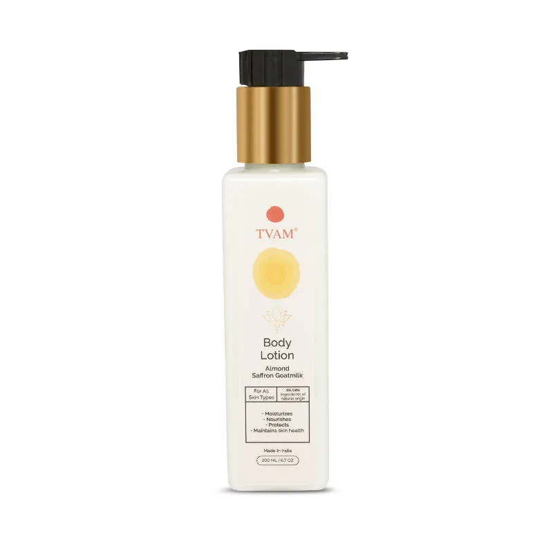 Tvam Body Lotion - Almond Saffron Goatmilk