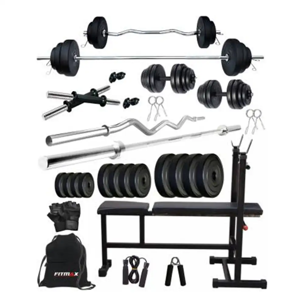 Fitmax PVC 105KG COMBO 5 SL Home Gym Kit