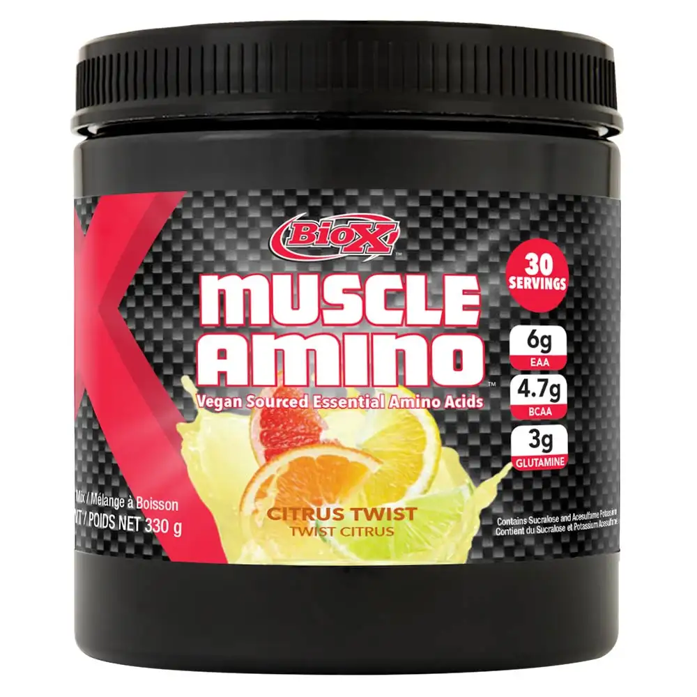 Biox EAA Vegan Sourced Muscle Amino Powder,  Citrus Twist  1.21 lb  30 Servings