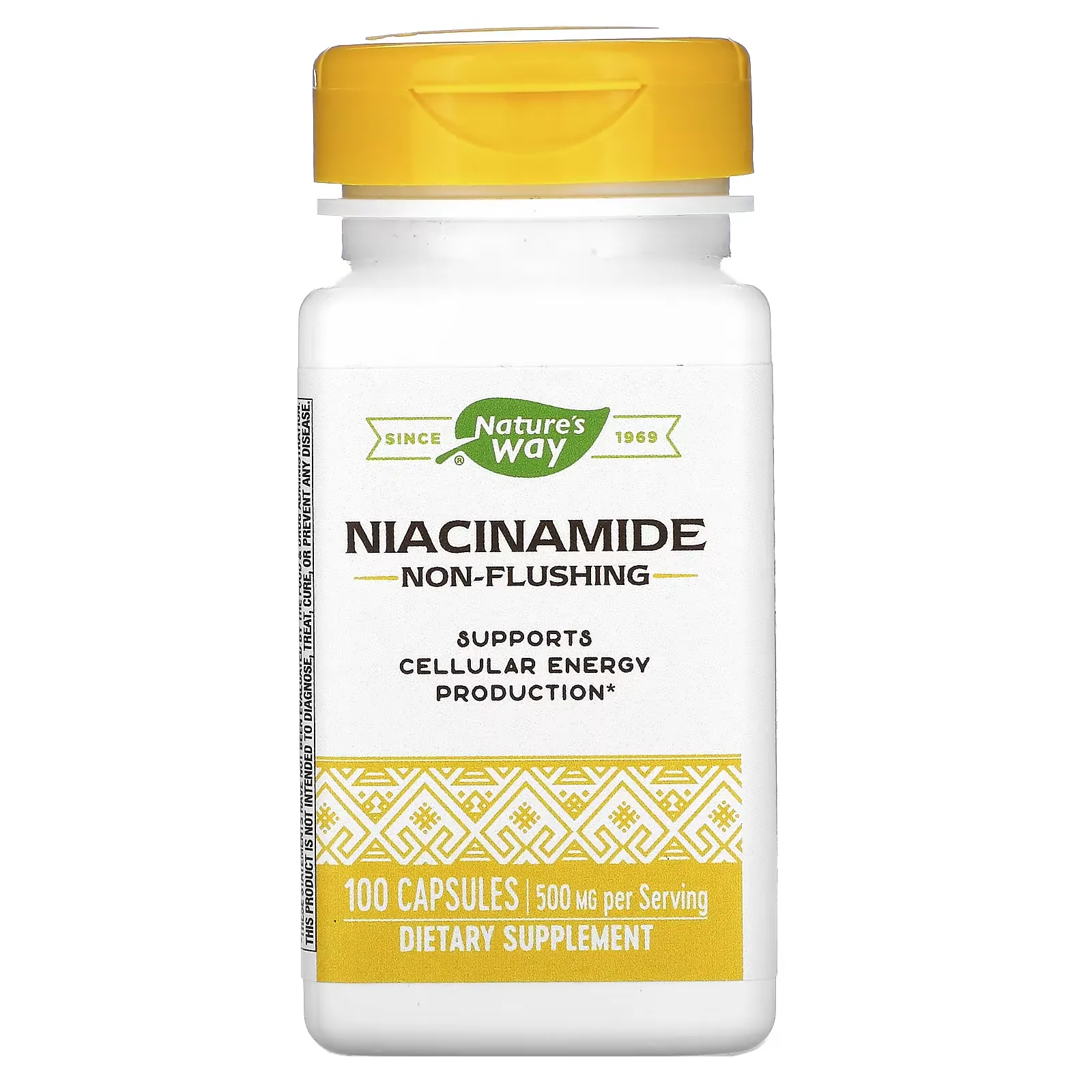 Niacinamide, 500 mg, 100 Capsules