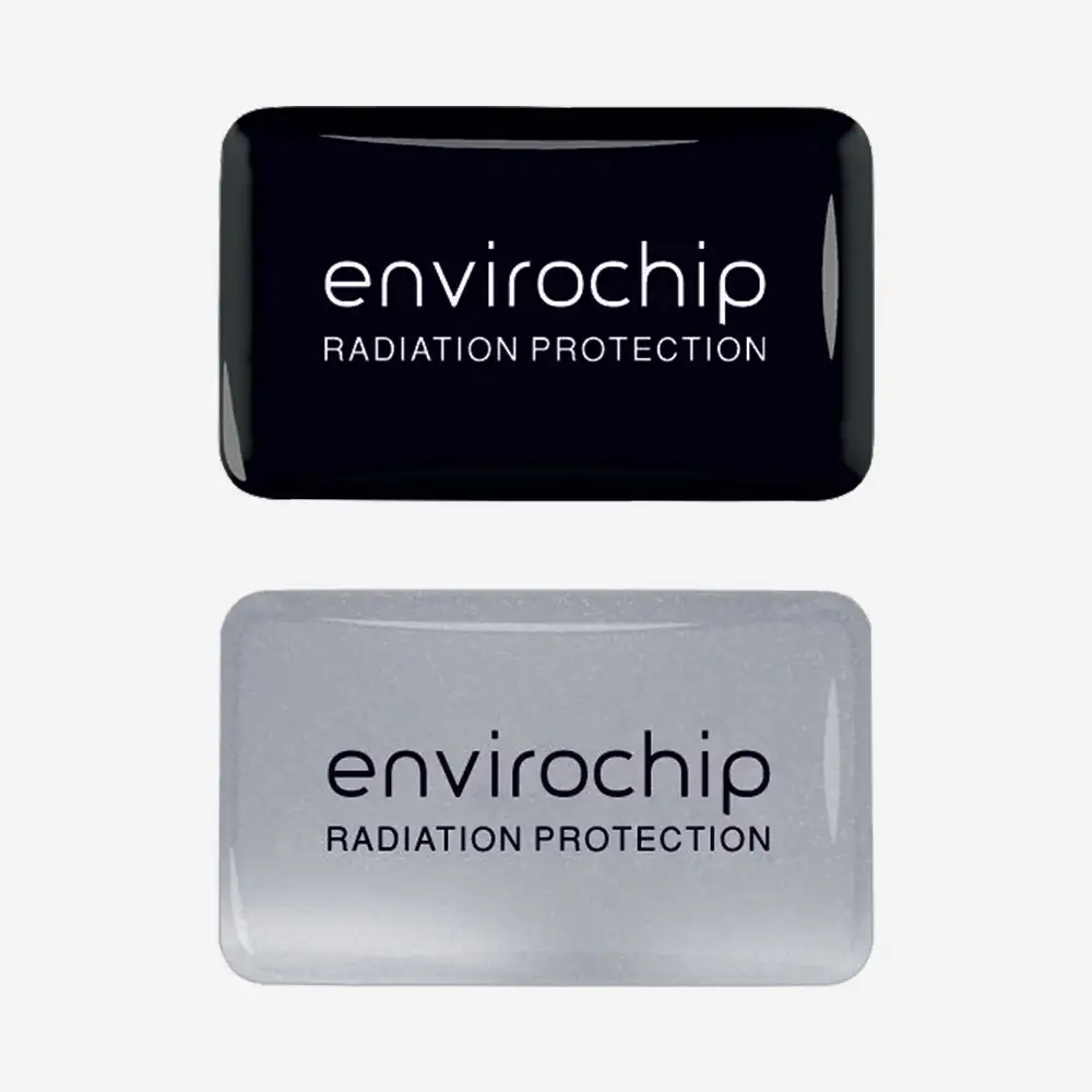 Envirochip Radiation Protection for Mobile,  Value Pack of 2 (Black & Silver)