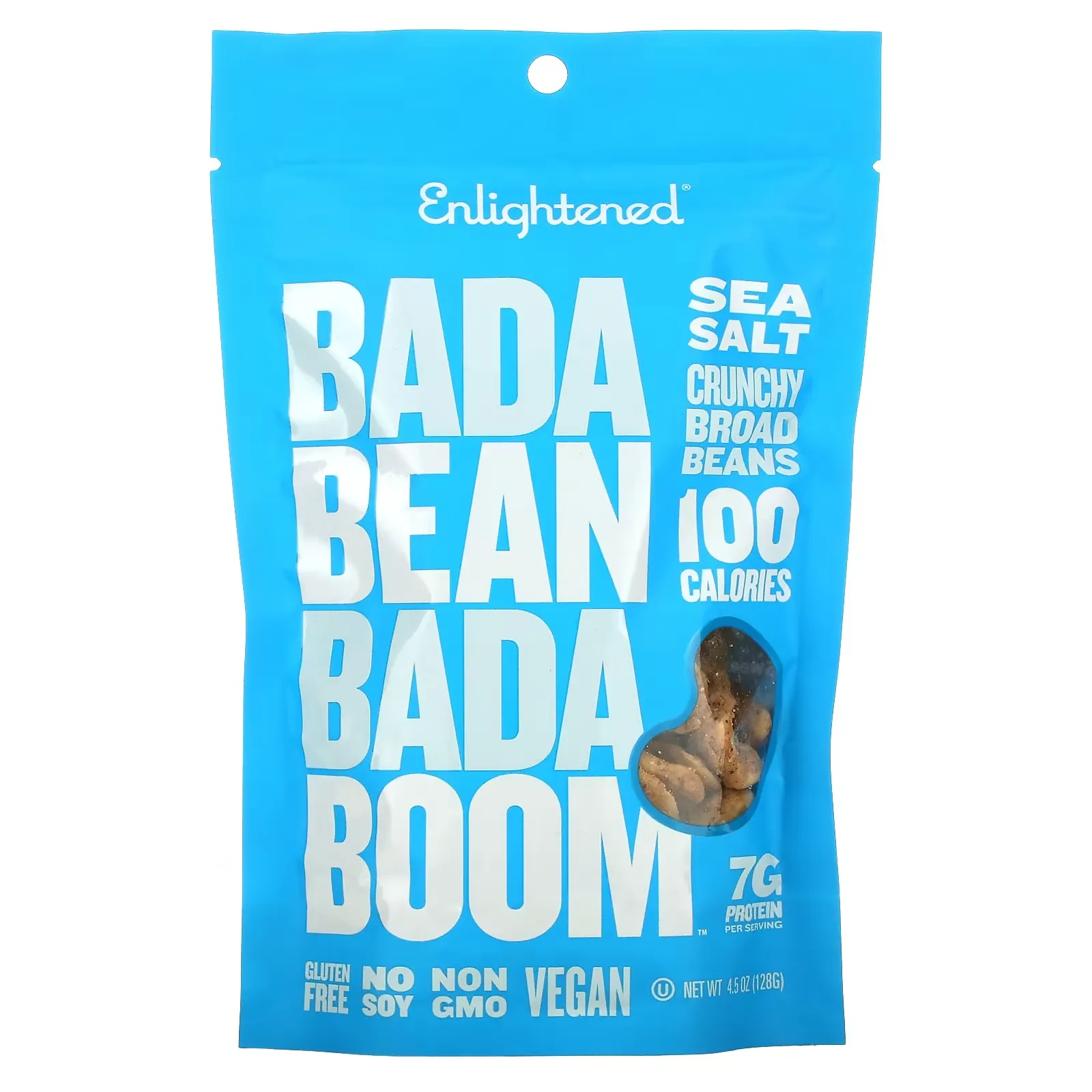 Crunchy Broad Beans, Sea Salt, 4.5 oz (128 g)