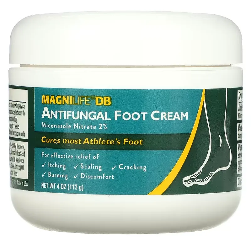 Antifungal Foot Cream, Miconazole Nitrate 2%, 4 oz (113 g)