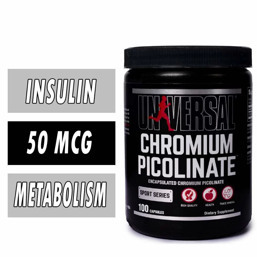 Universal Nutrition Chromium Picolinate - 100 Capsules