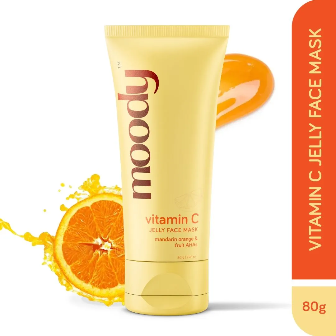 Moody Vitamin C Jelly Face Mask With Mandarin Orange & Fruit AHA