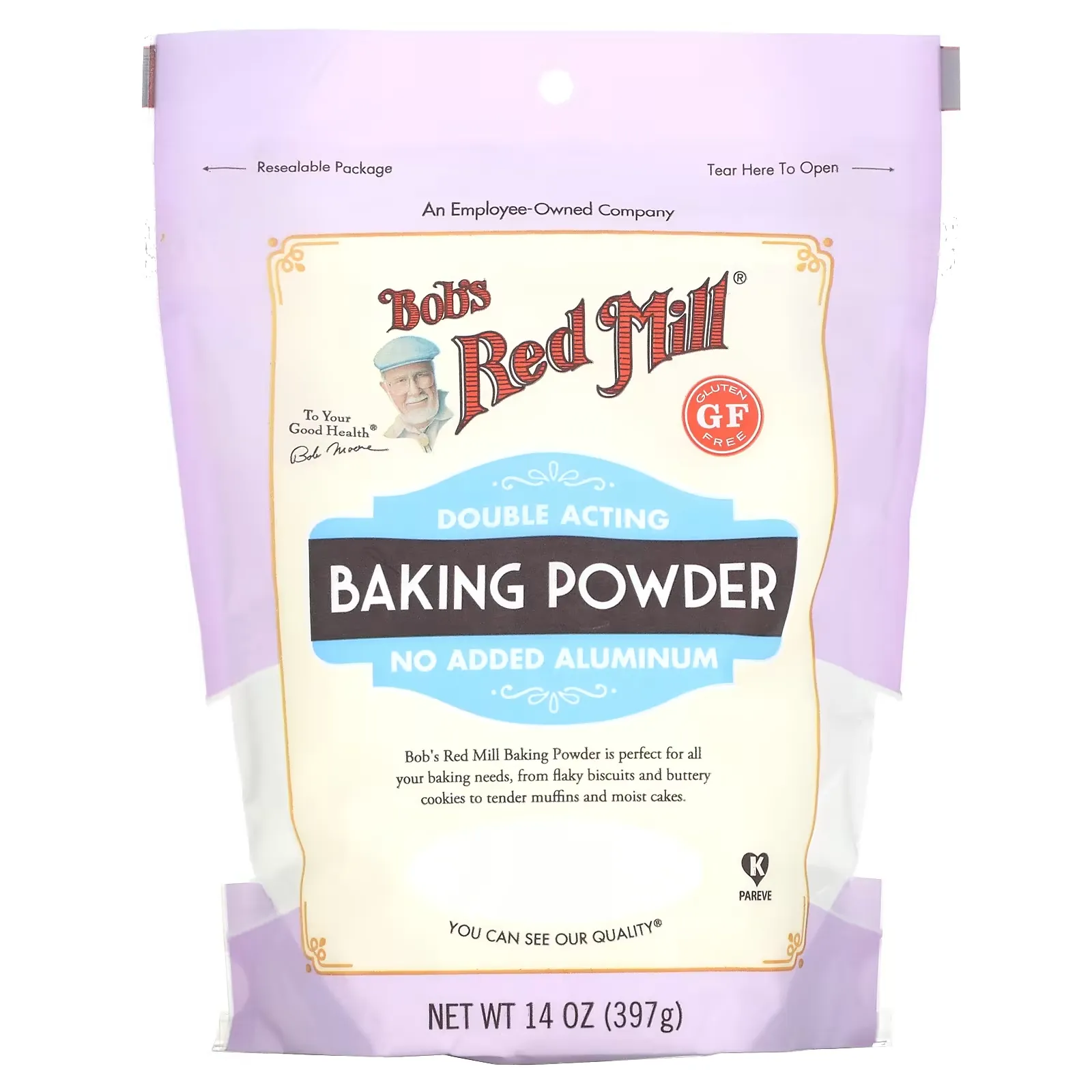 Double Acting Baking Powder, Gluten Free, 14 oz (397 g)