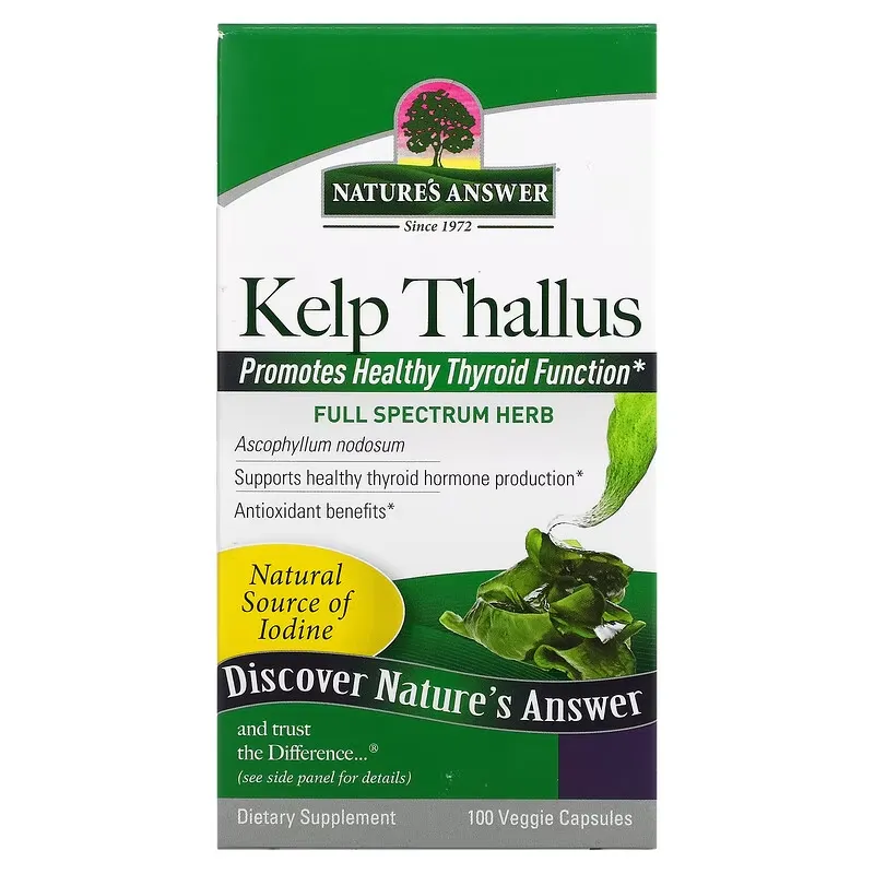 Kelp Thallus, 100 Veggie Capsules