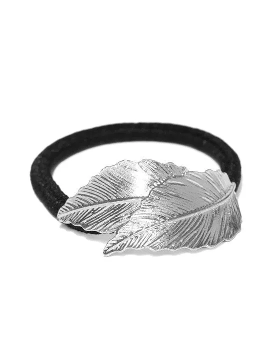 Toniq Black & Silver-Toned Hairband