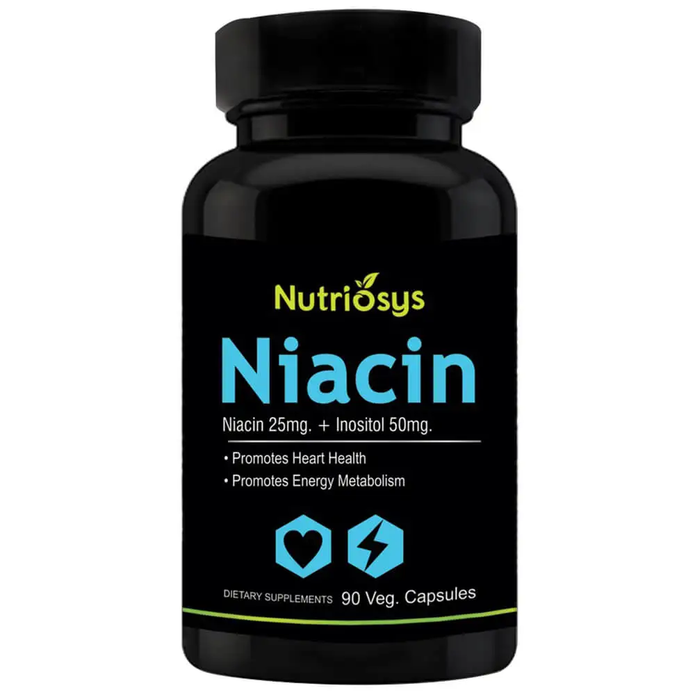 Nutriosys Niacin (25 mg),  Unflavoured  90 capsules