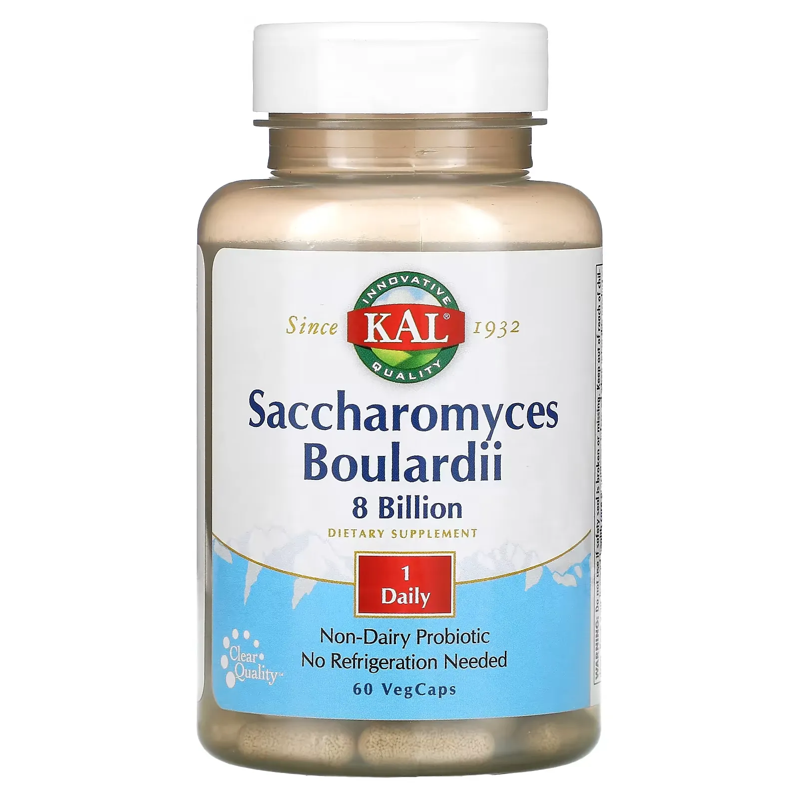 Saccharomyces Boulardii, 8 Billion, 60 VegCaps