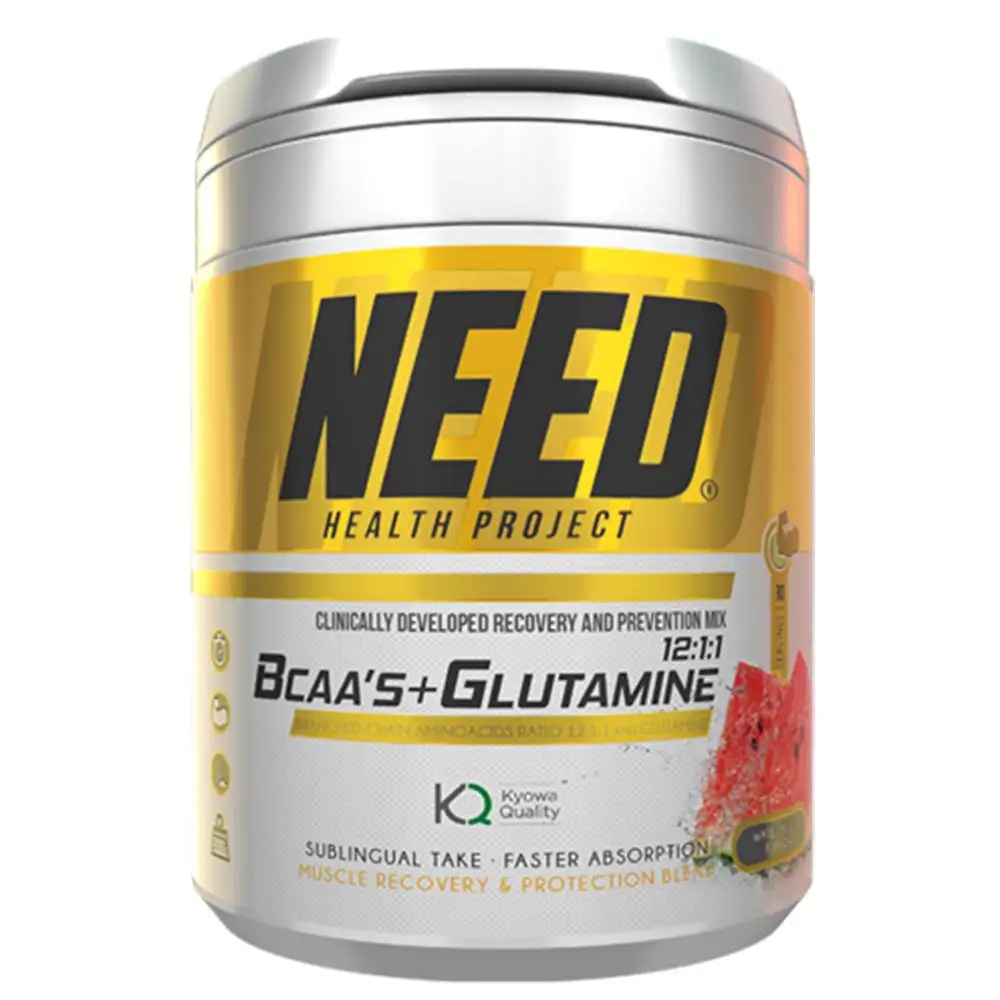 NEED BCAA + Glutamine,  0.66 lb  30 Servings  Watermelon