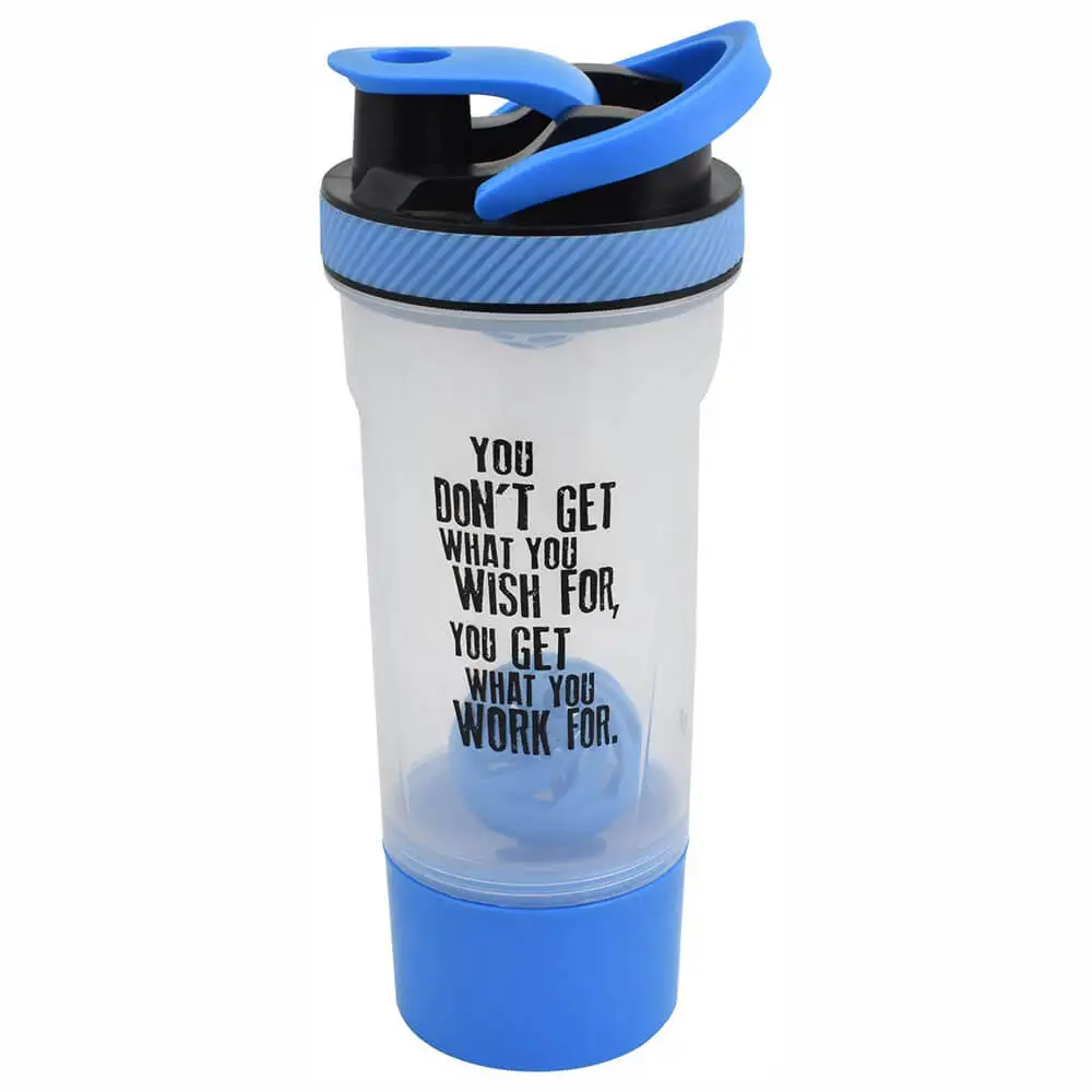 Greenbee Protein Shaker,  Transparent Blue  700 ml