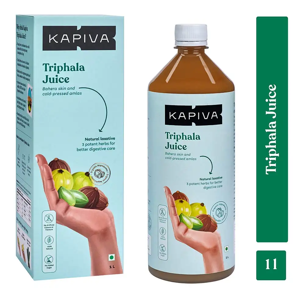 Kapiva Triphala Juice (Natural Laxative),  Unflavoured  1 L