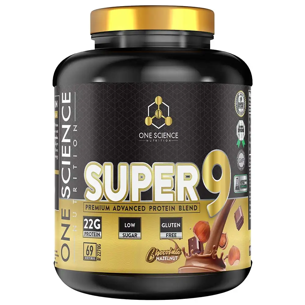 One Science Super 9 - Premium Advance Protein Blend,  5 lb  Chocolate Hazelnut