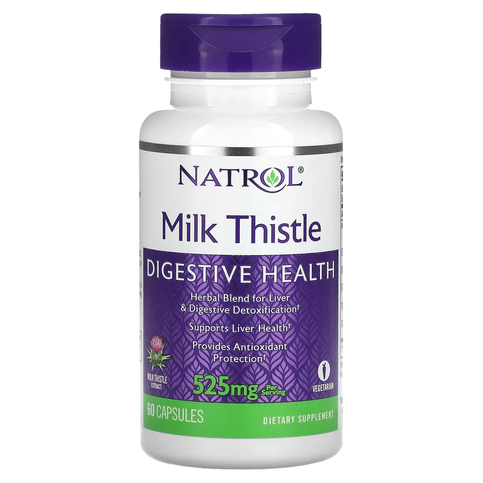 Milk Thistle, 262.5 mg, 60 Capsules