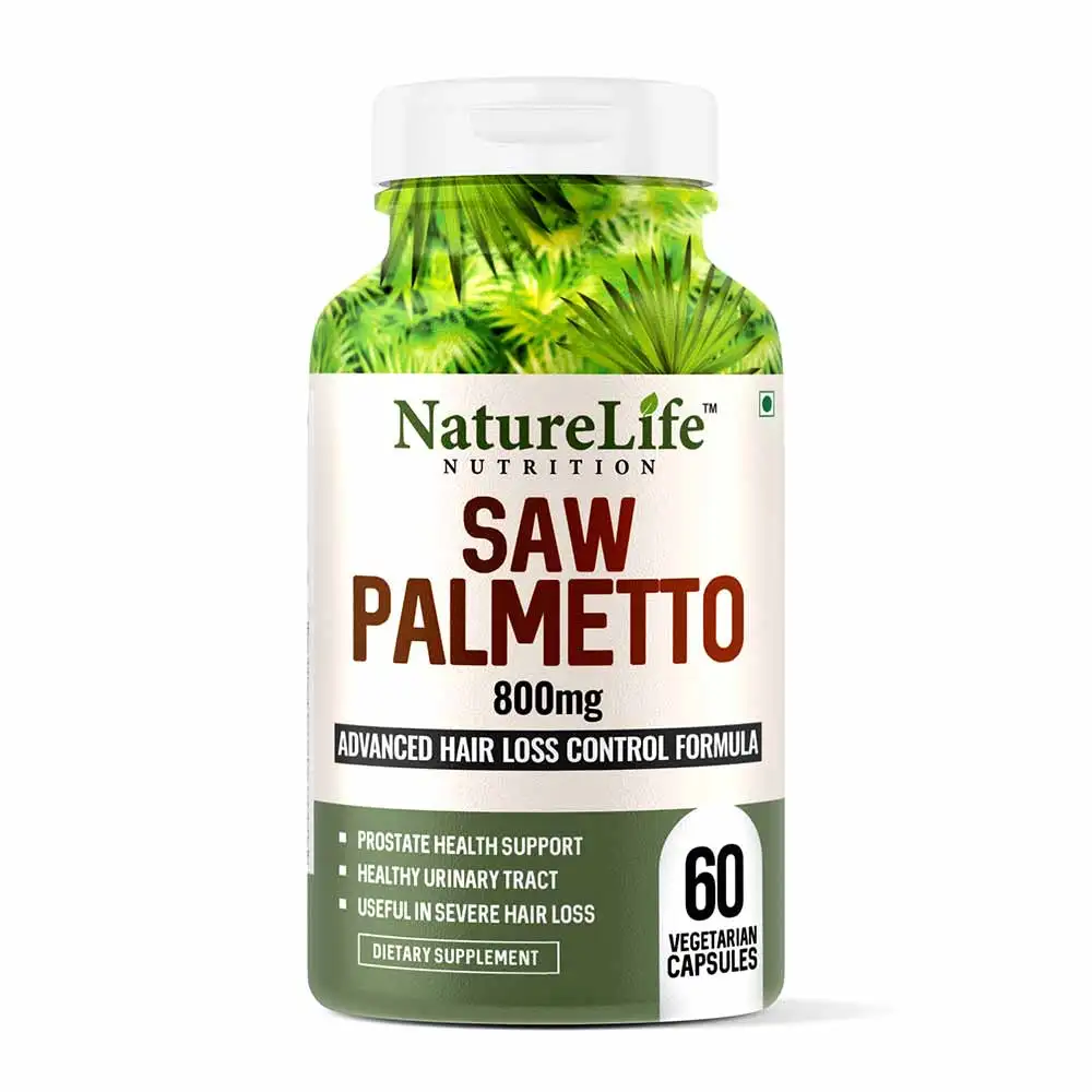 NatureLife Nutrition Saw Palmetto 800mg,  60 capsules