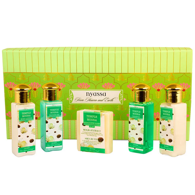 Nyassa Temple Mogra Bath Ritual Gift Set