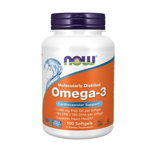 NOW Omega 3 - 100 Softgels