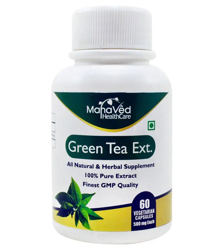 Mahaved Green Tea Ext.,  60 veggie capsule(s)  Unflavoured