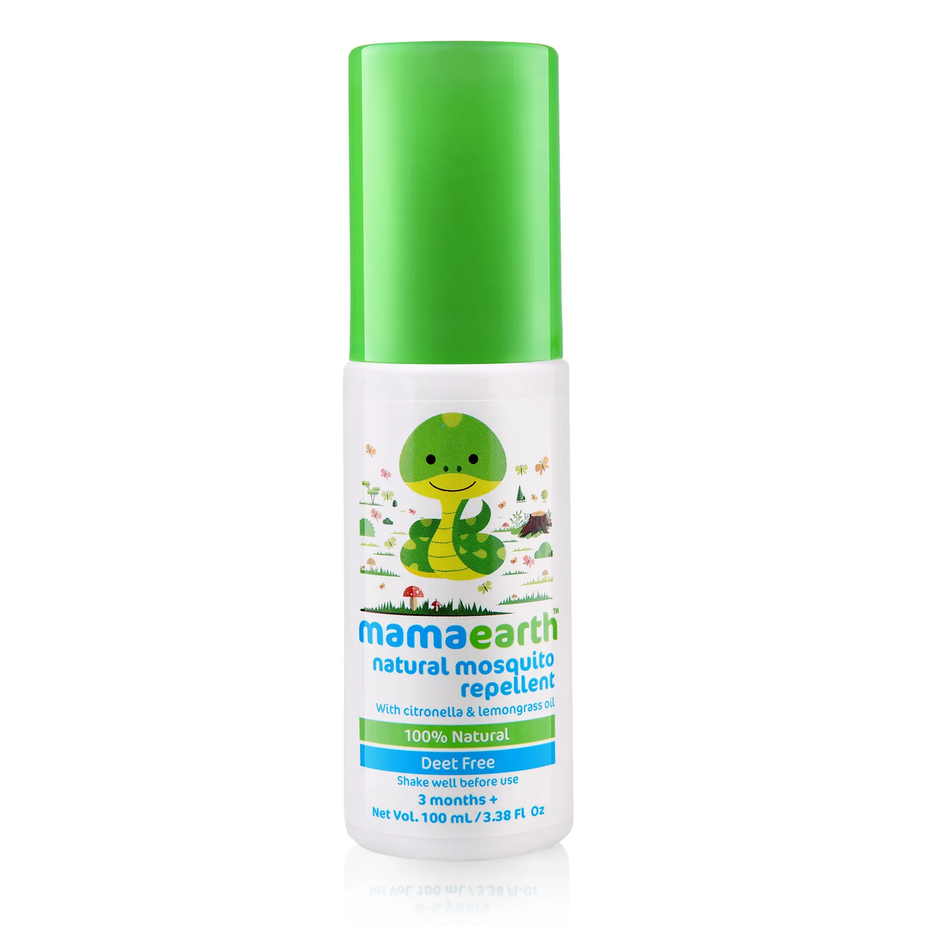 Mamaearth Natural Mosquito Repellent With Citronella & Lemongrass Oil