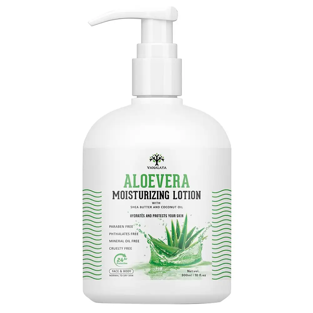 Vanalaya Aloevera Moisturizing Lotion,  300 ml  Normal to Dry Skin