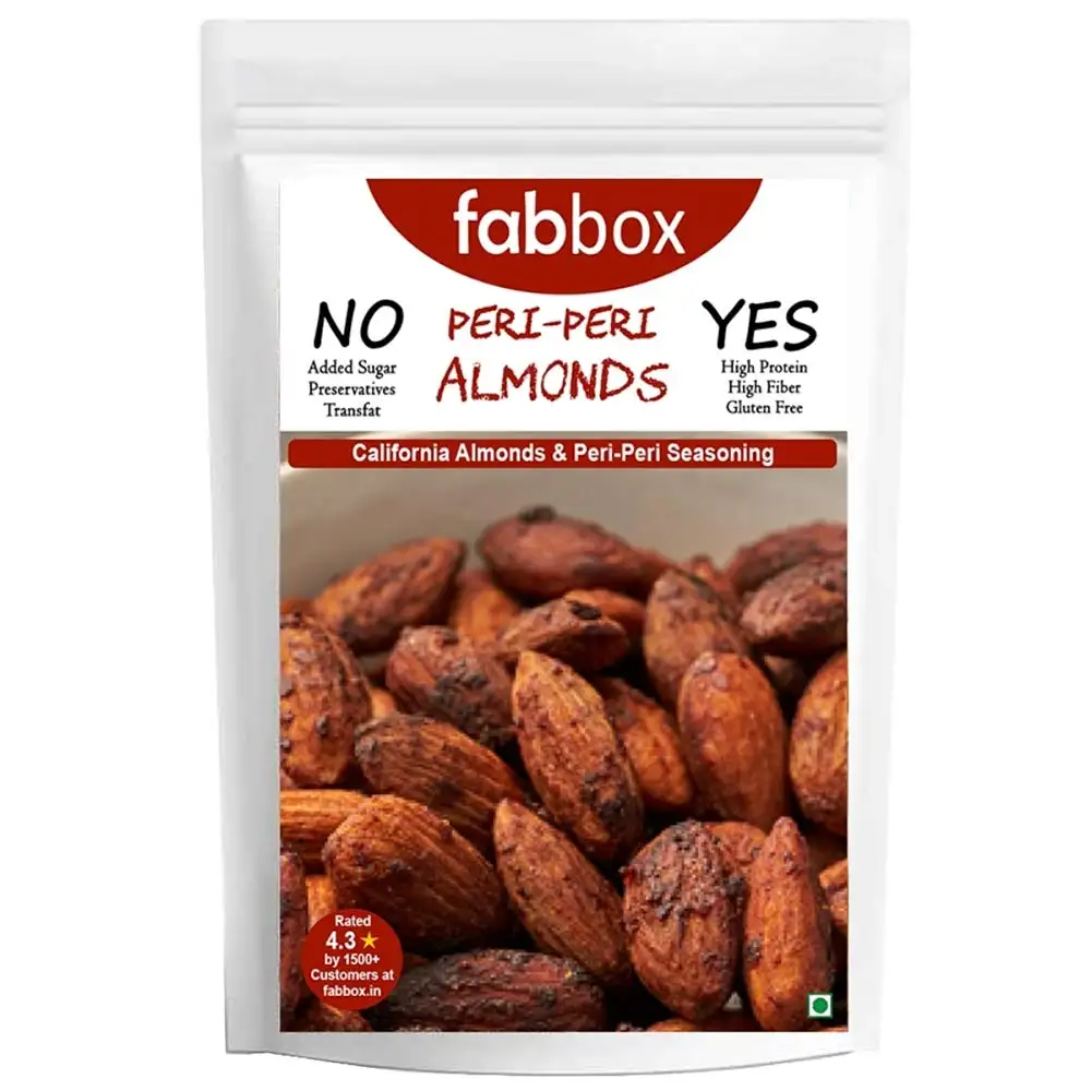 Fabbox Peri-Peri Almonds,  120 g  Unflavoured