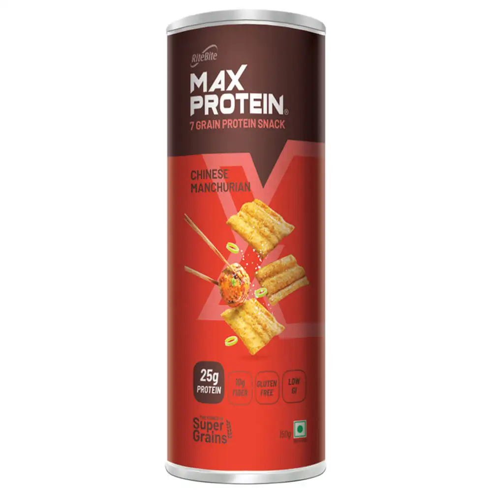 RiteBite Max Protein Chips,  150 g  Chinese Manchurian