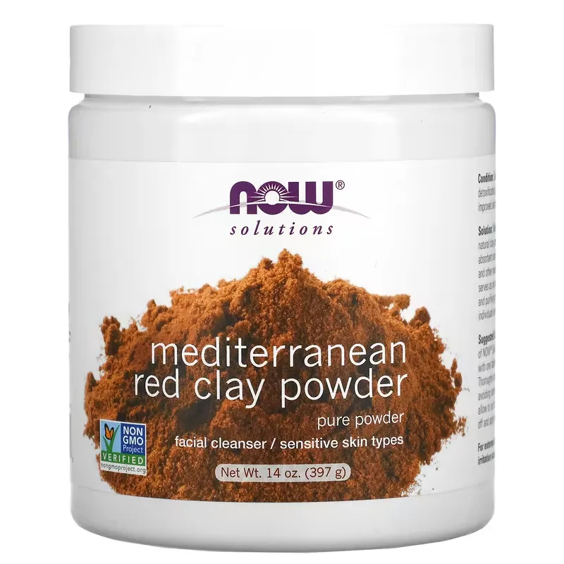 Solutions, Mediterranean Red Clay Powder, 14 oz (397 g)