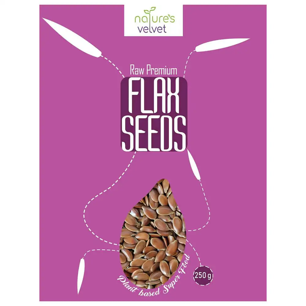 Natures Velvet Raw Premium Flax Seeds,  Unflavoured  0.250 kg