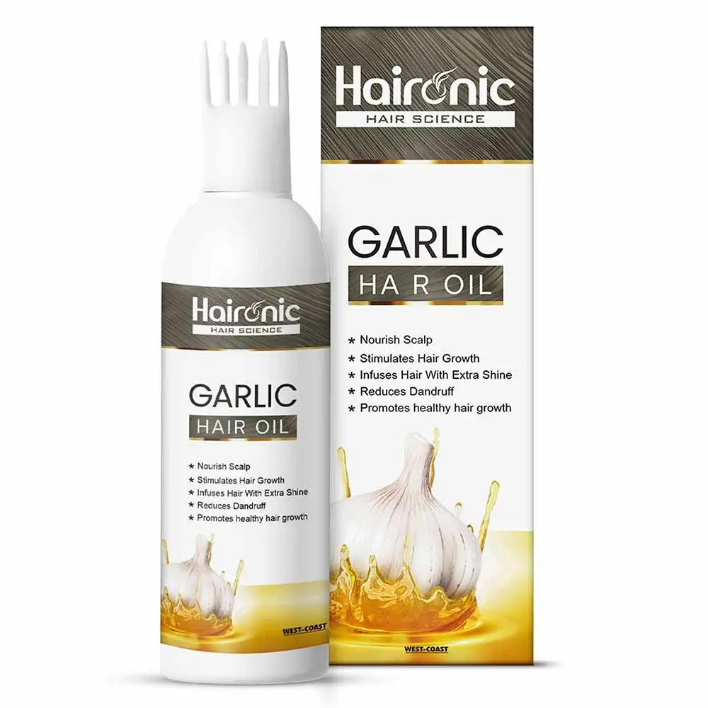 Haironic Garlic Hair Oil,  100 ml  for All Hair Types