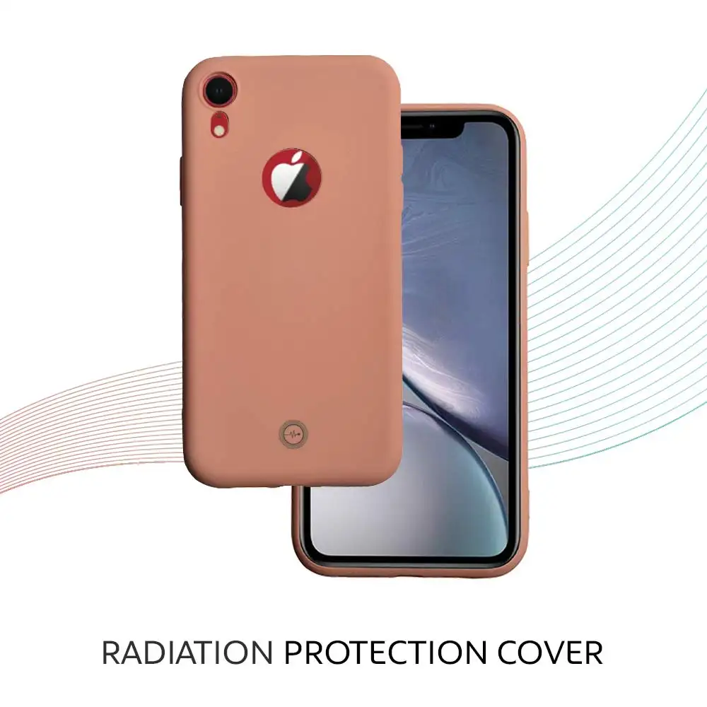 Envirocover Silicon Back Cover for Apple iPhone XR,  with Radiation Protection Technology (Pink)