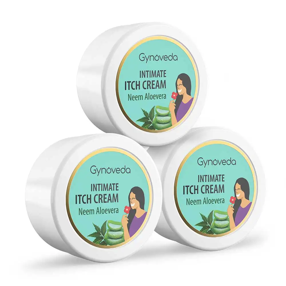 Gynoveda Intimate Itch Cream - Pack of 3,  Skin Itching  30 g