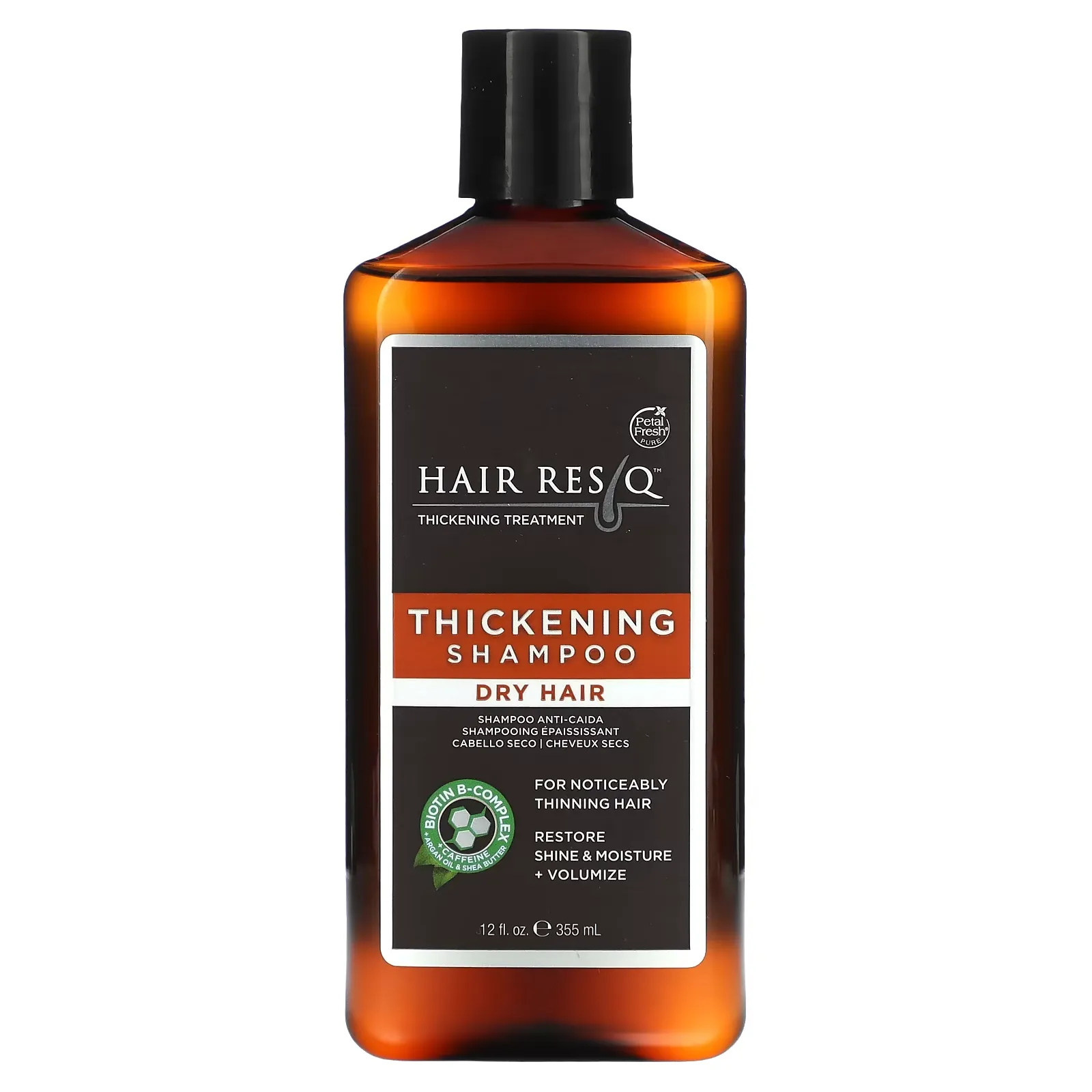 Hair ResQ, Thickening Shampoo, Dry Hair, 12 fl oz (355 ml)