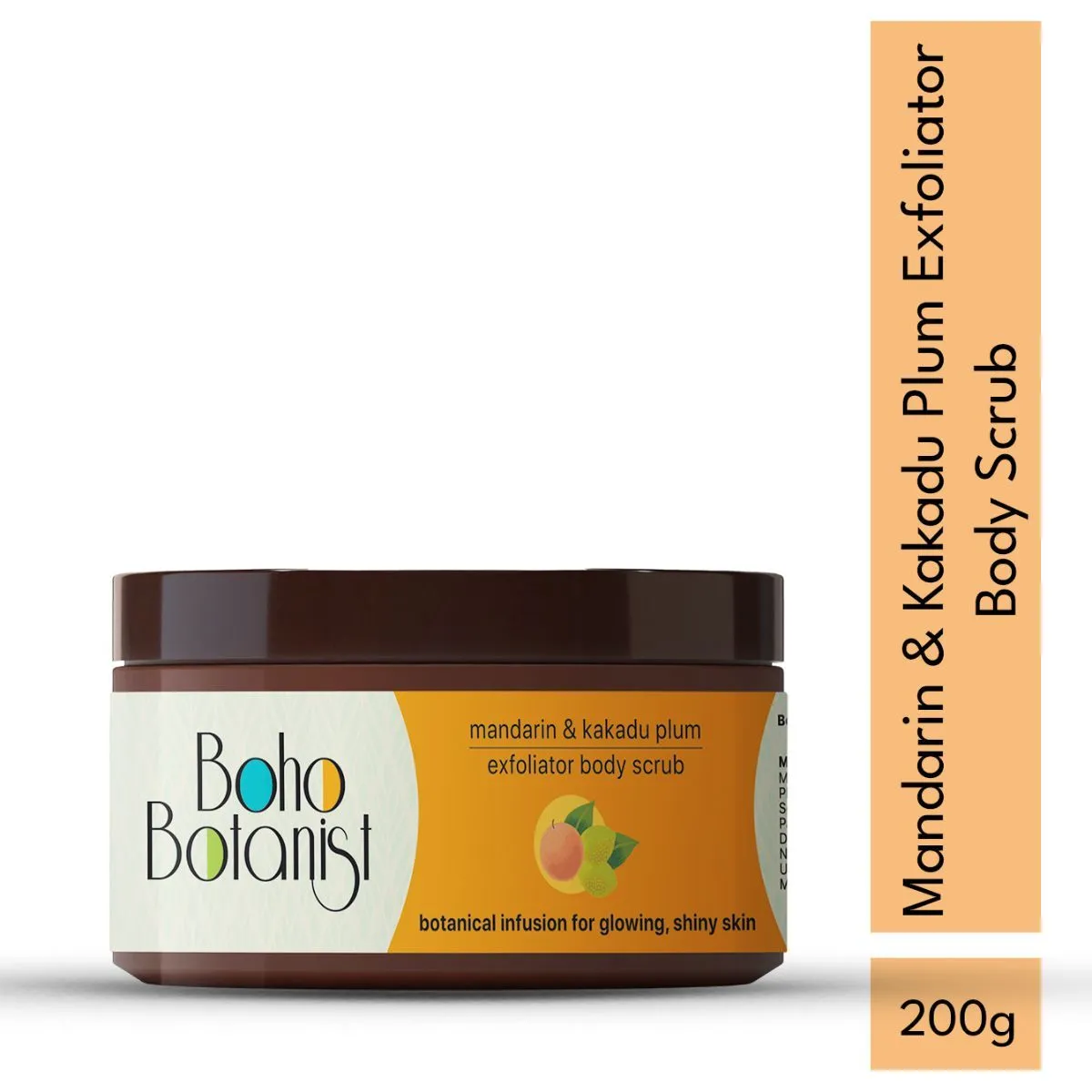 Boho Botanist Mandarin & Kakadu Plum Exfoliator Body Scrub