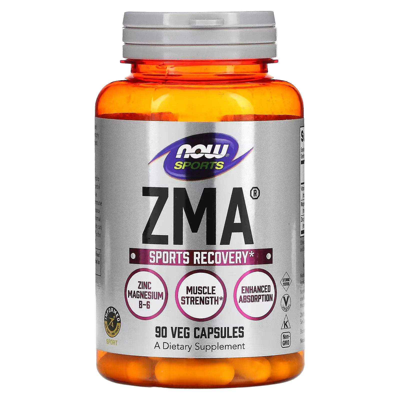 Sports, ZMA, Sports Recovery, 90 Veg Capsules