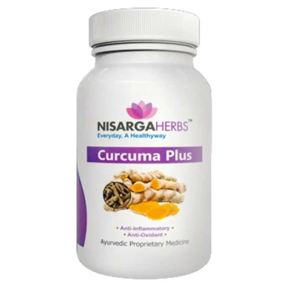 Nisarga Herbs Curcuma Plus,  60 capsules