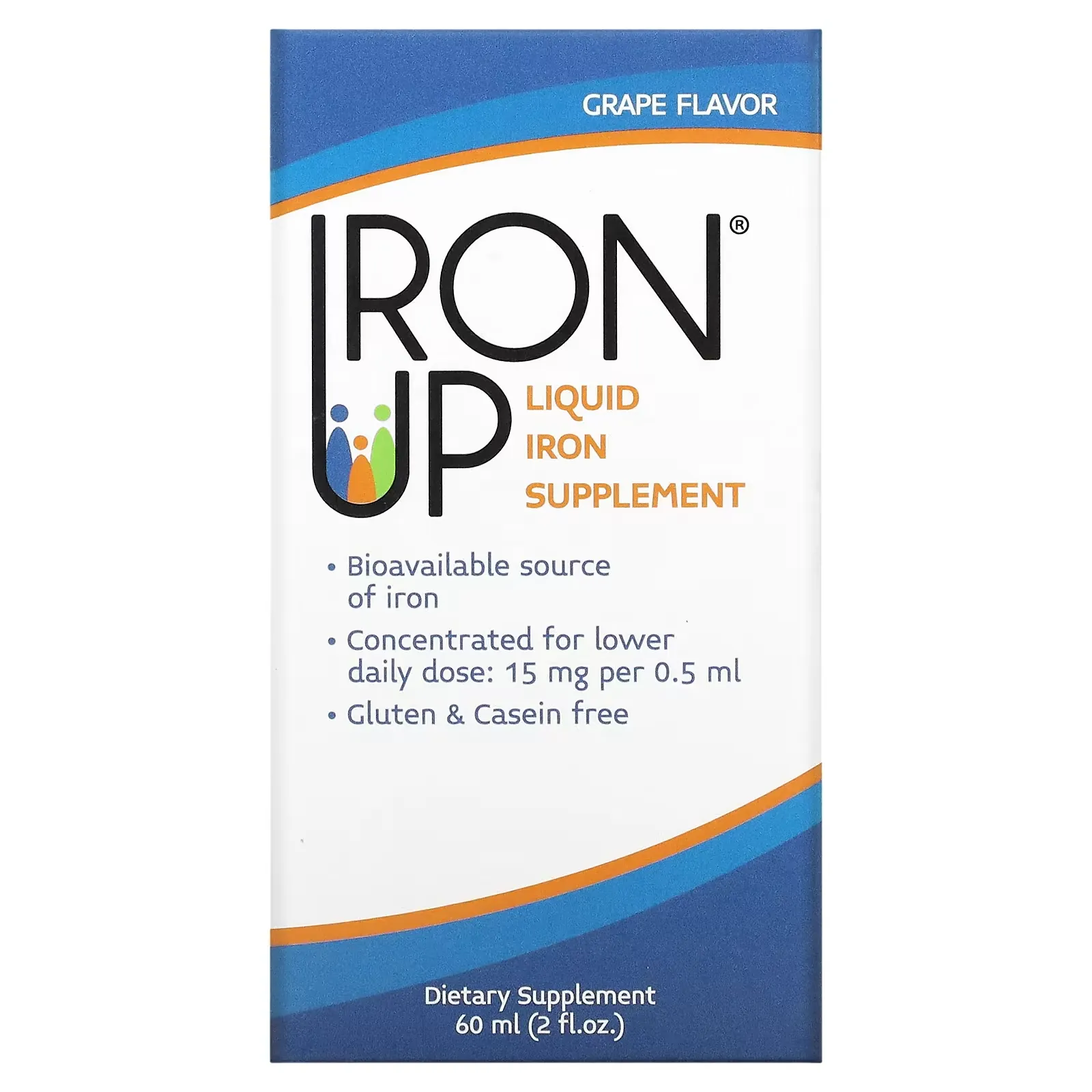 Iron Up, Liquid Iron Supplement, Grape, 2 fl oz (60 ml)