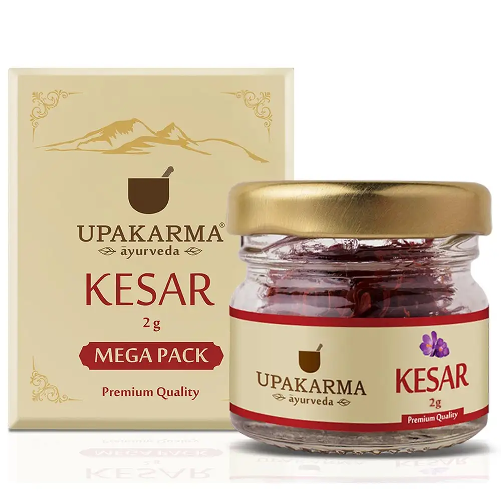 Upakarma Ayurveda Premium Quality Kesar,  Natural  2 g