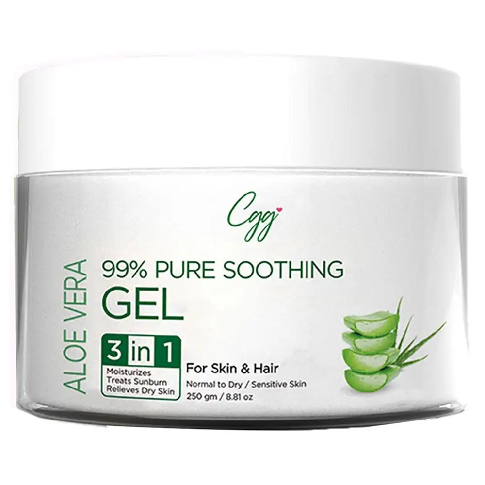 CGG Cosmetics Aloe Vera 99% Pure Soothing Gel,  250 g  Normal to Dry/Sensitive Skin