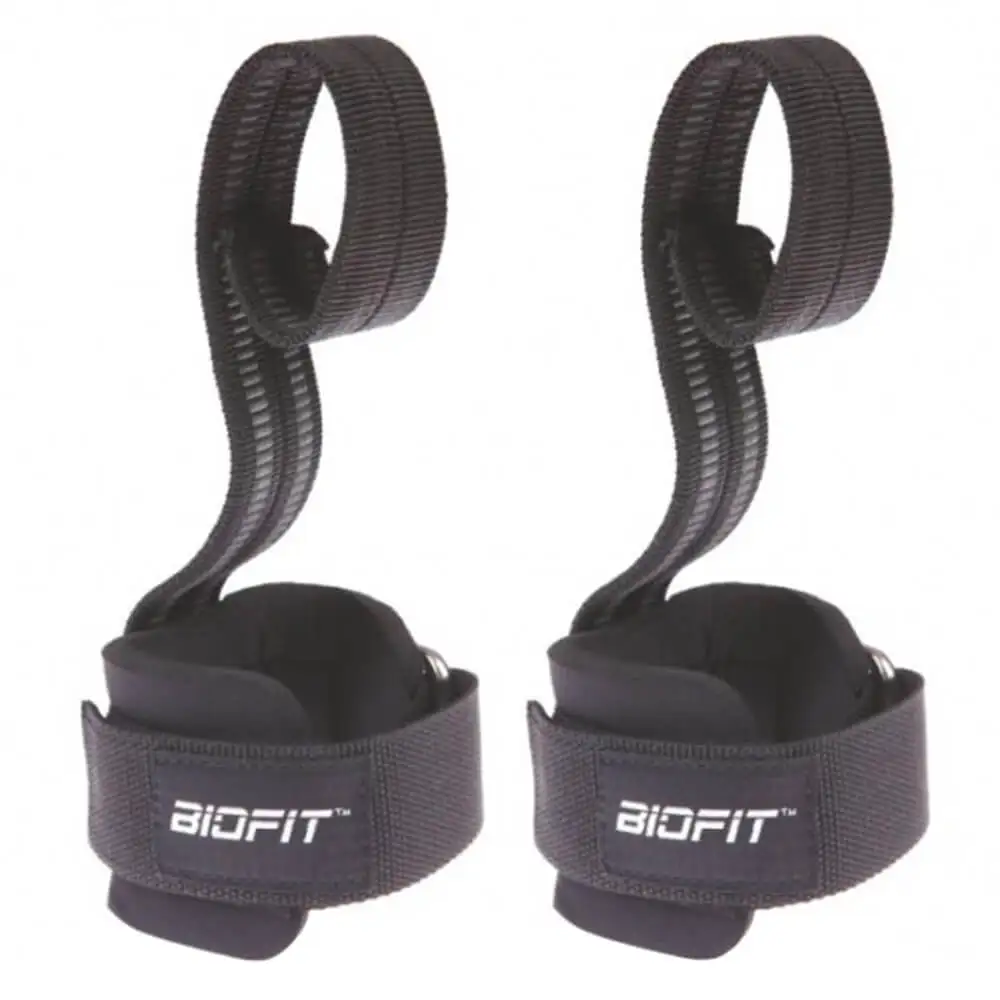 Biofit Pro Lifting Straps No-Slip (1450),  Black  Free Size