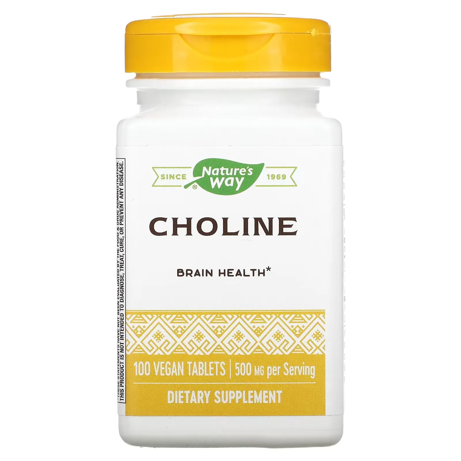 Choline, 500 mg, 100 Vegan Tablets