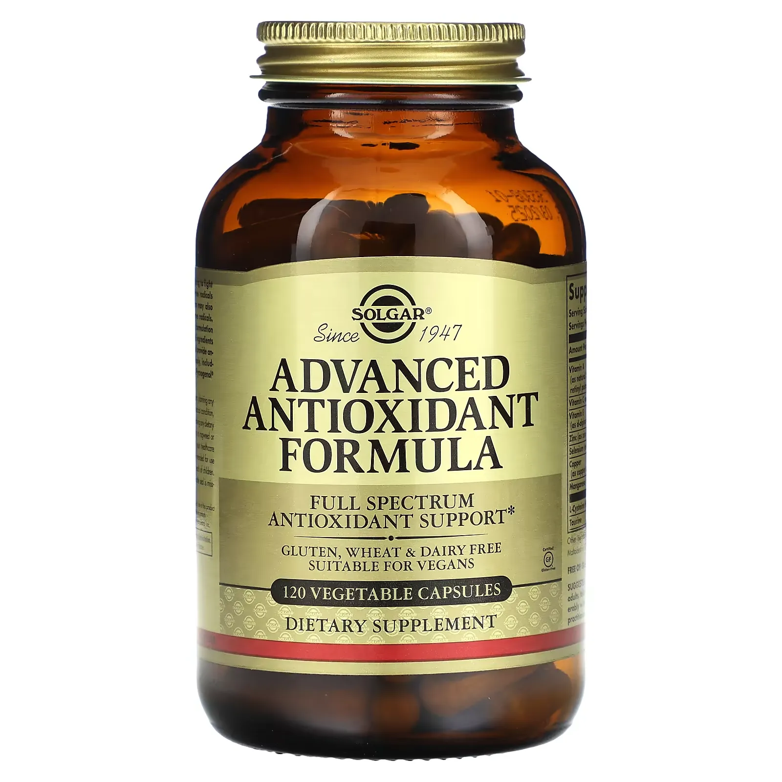 Advanced Antioxidant Formula, 120 Vegetable Capsules