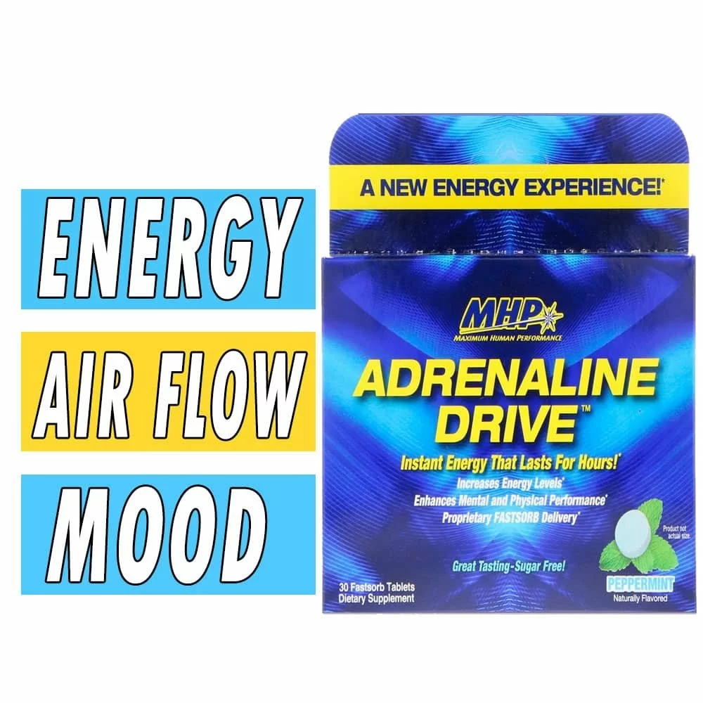 MHP Adrenaline Drive - Peppermint - 30 Tablets