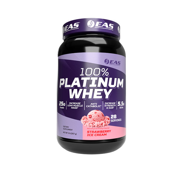 EAS Platinum Whey - Strawberry Ice Cream - 2LB