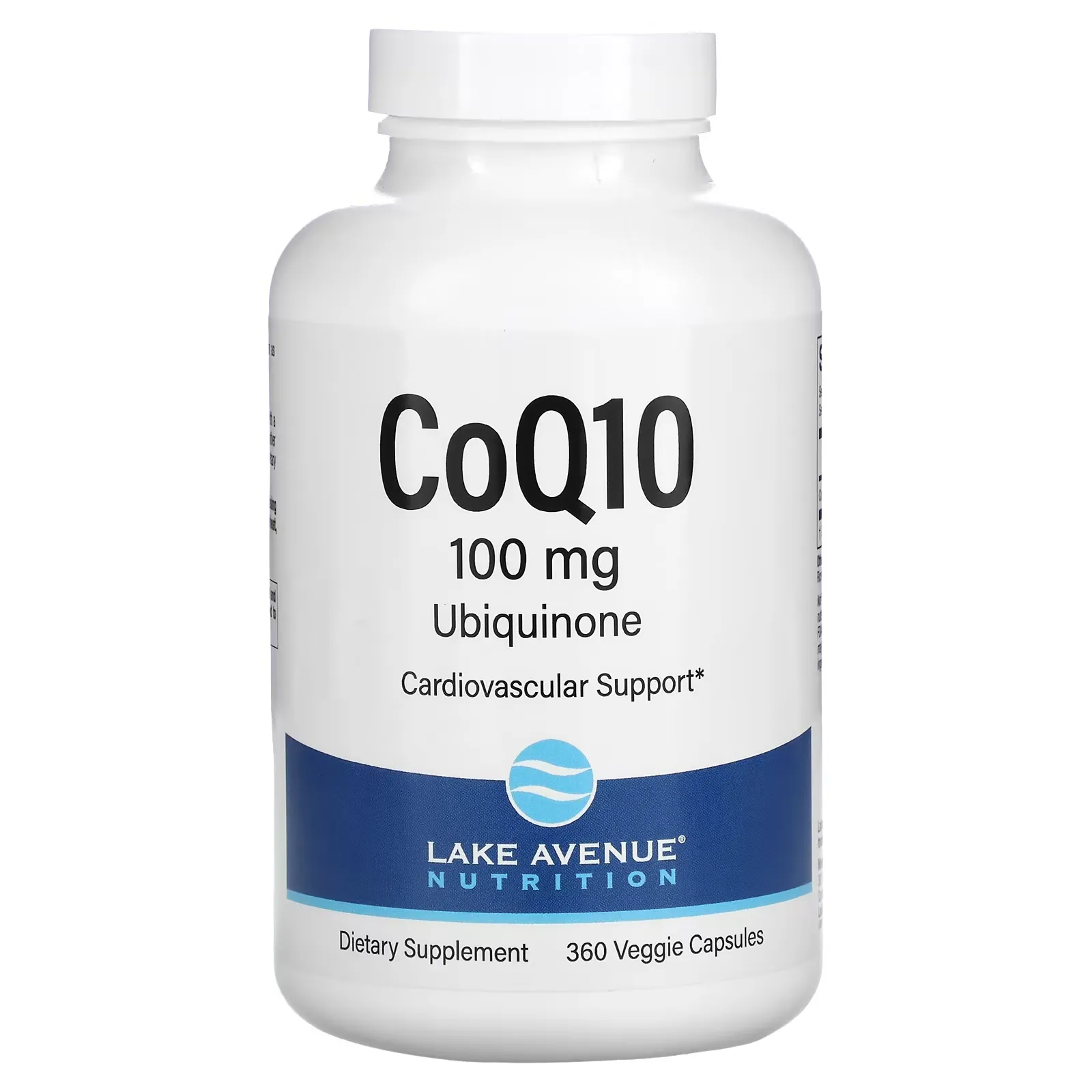 CoQ10, USP Grade Ubiquinone, 100 mg, 360 Veggie Capsules