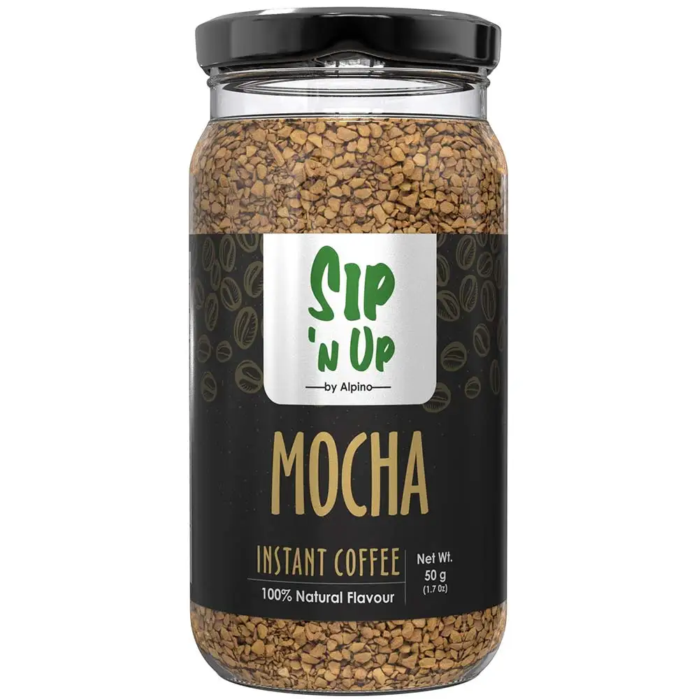 Alpino Sip 'n Up Instant Coffee,  50 g  Mocha