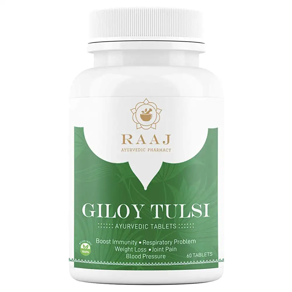 Raaj Ayurvedic Pharmacy Giloy Tulsi,  60 tablet(s)