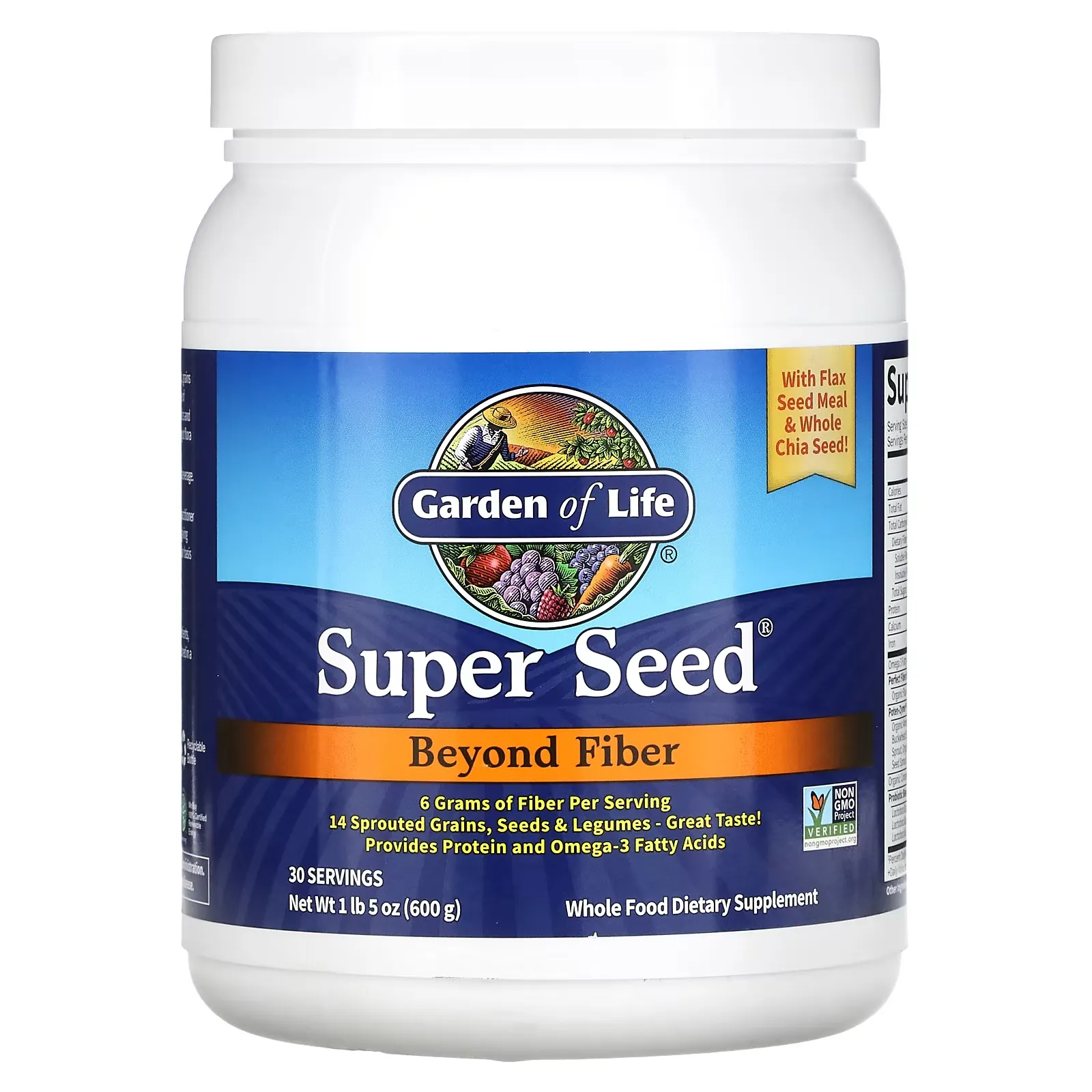 Super Seed, Beyond Fiber, 1 lb 5 oz (600 g)