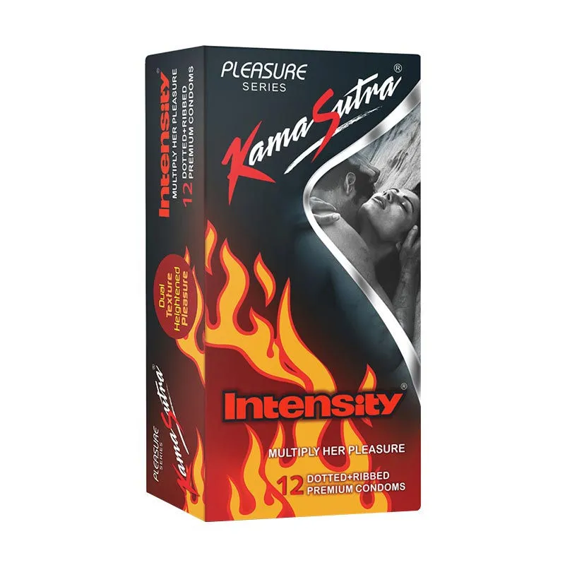 Kamasutra Intensity Dotted + Ribbed Condoms