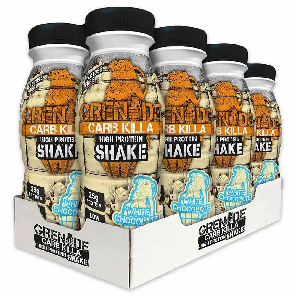 Grenade Carb Killa High Protein Shake,  8 Piece(s)/Pack  White Chocolate